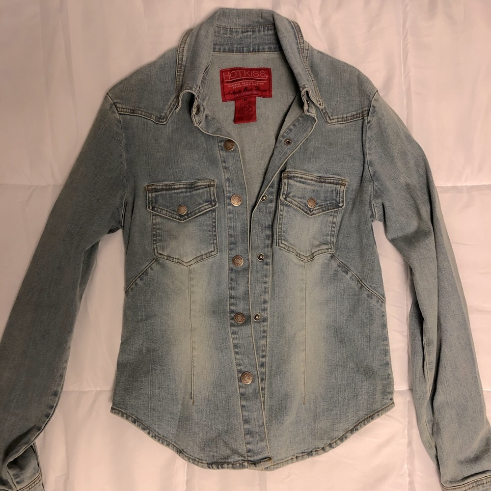 Vintage fitted jean jacket or shirt🥰